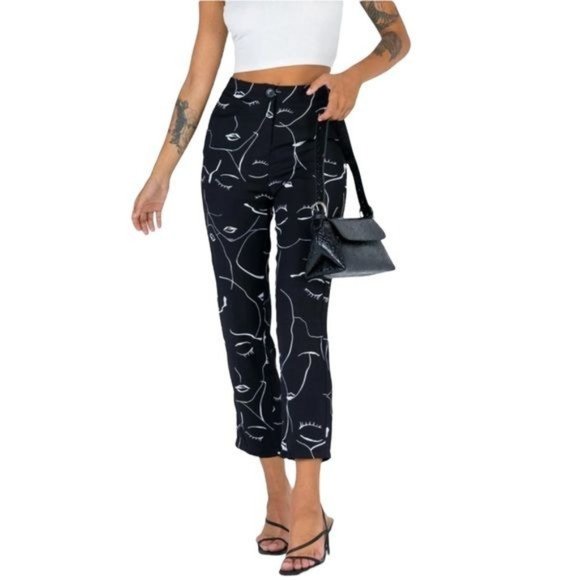 Princess Polly Pants - Princess Polly Zavia Pants in Black Size 10 NWOT